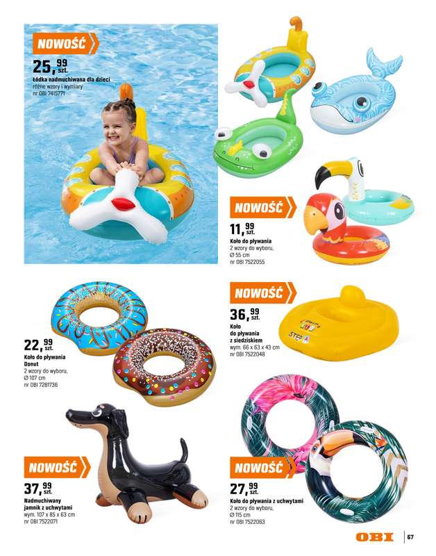 OBI - gazetka promocyjna Katalog Ogród od środy 18.03 do niedzieli 31.05 - strona 67