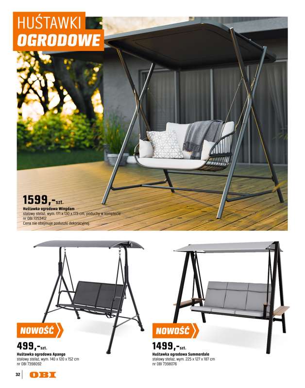 OBI - gazetka promocyjna Katalog Ogród od środy 18.03 do niedzieli 31.05 - strona 32