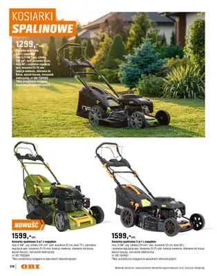 OBI - gazetka promocyjna Katalog Ogród od środy 18.03 do niedzieli 31.05 - strona 210
