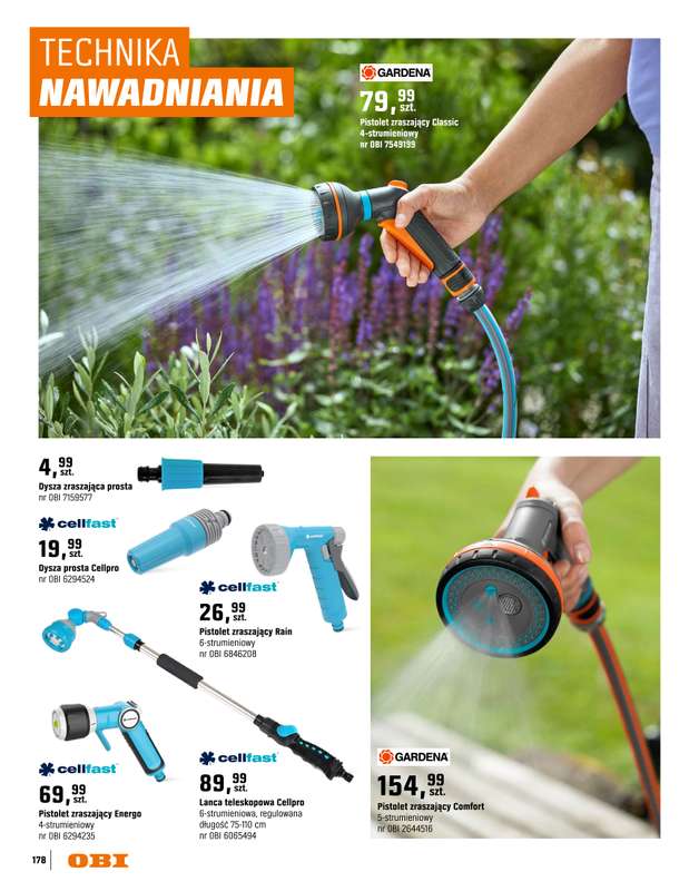 OBI - gazetka promocyjna Katalog Ogród od środy 18.03 do niedzieli 31.05 - strona 178