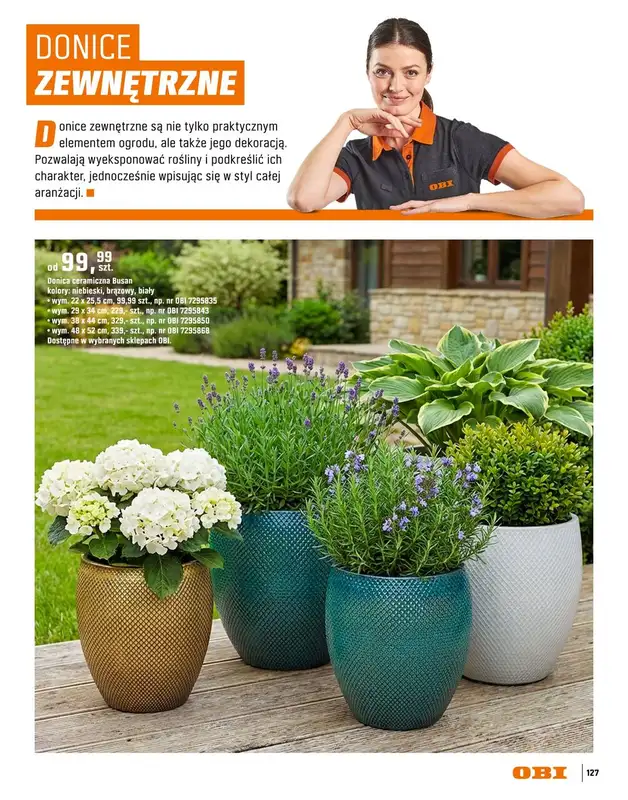 OBI - gazetka promocyjna Katalog Ogród od środy 18.03 do niedzieli 31.05 - strona 127