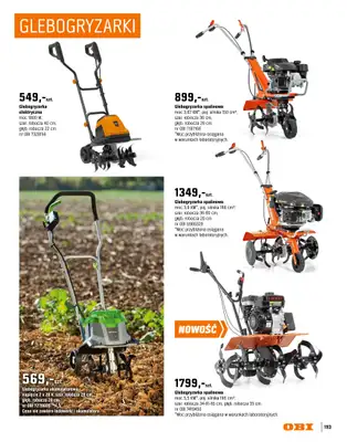 OBI - gazetka promocyjna Katalog Ogród od środy 18.03 do niedzieli 31.05 - strona 193