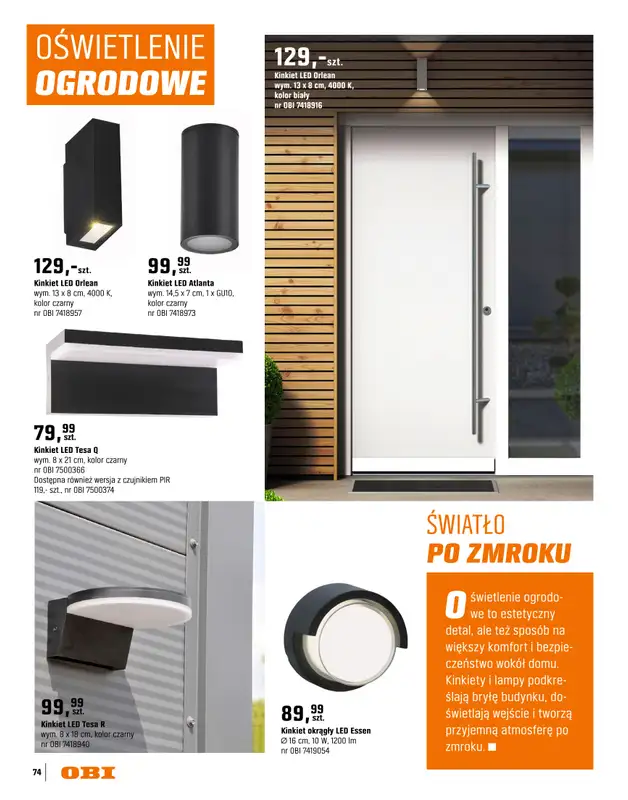 OBI - gazetka promocyjna Katalog Ogród od środy 18.03 do niedzieli 31.05 - strona 74