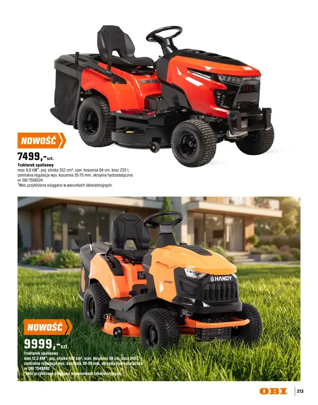 OBI - gazetka promocyjna Katalog Ogród od środy 18.03 do niedzieli 31.05 - strona 213