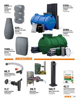 OBI - gazetka promocyjna Katalog Ogród od środy 18.03 do niedzieli 31.05 - strona 277