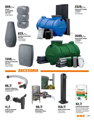 OBI - gazetka promocyjna Katalog Ogród od środy 18.03 do niedzieli 31.05 - strona 277