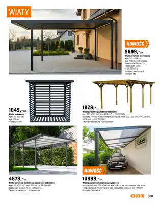 OBI - gazetka promocyjna Katalog Ogród od środy 18.03 do niedzieli 31.05 - strona 233