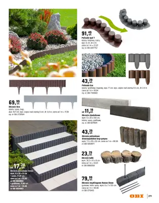 OBI - gazetka promocyjna Katalog Ogród od środy 18.03 do niedzieli 31.05 - strona 271