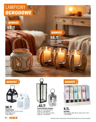 OBI - gazetka promocyjna Katalog Ogród od środy 18.03 do niedzieli 31.05 - strona 34