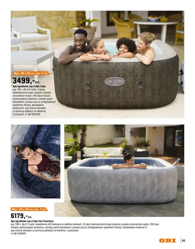 OBI - gazetka promocyjna Katalog Ogród od środy 18.03 do niedzieli 31.05 - strona 63