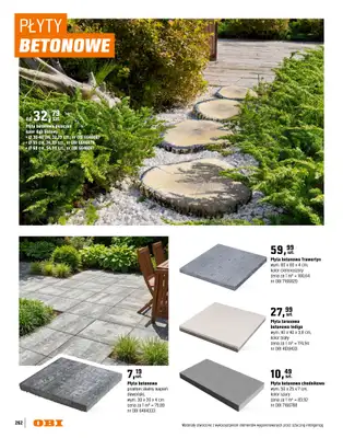 OBI - gazetka promocyjna Katalog Ogród od środy 18.03 do niedzieli 31.05 - strona 262