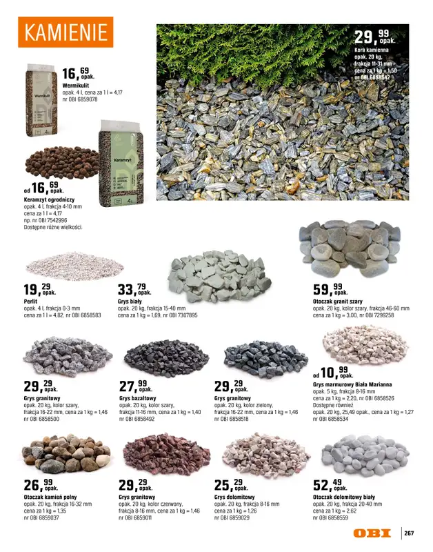 OBI - gazetka promocyjna Katalog Ogród od środy 18.03 do niedzieli 31.05 - strona 267