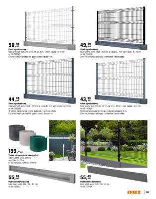 OBI - gazetka promocyjna Katalog Ogród od środy 18.03 do niedzieli 31.05 - strona 255