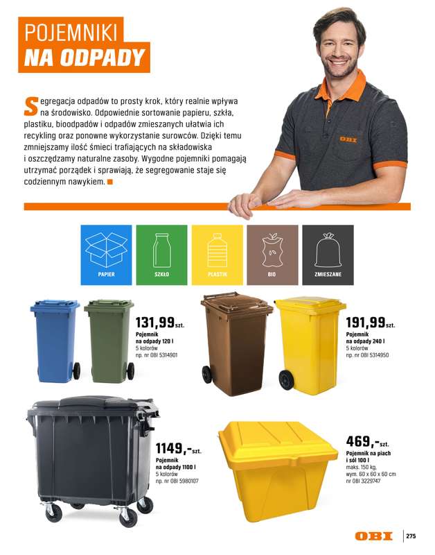 OBI - gazetka promocyjna Katalog Ogród od środy 18.03 do niedzieli 31.05 - strona 275