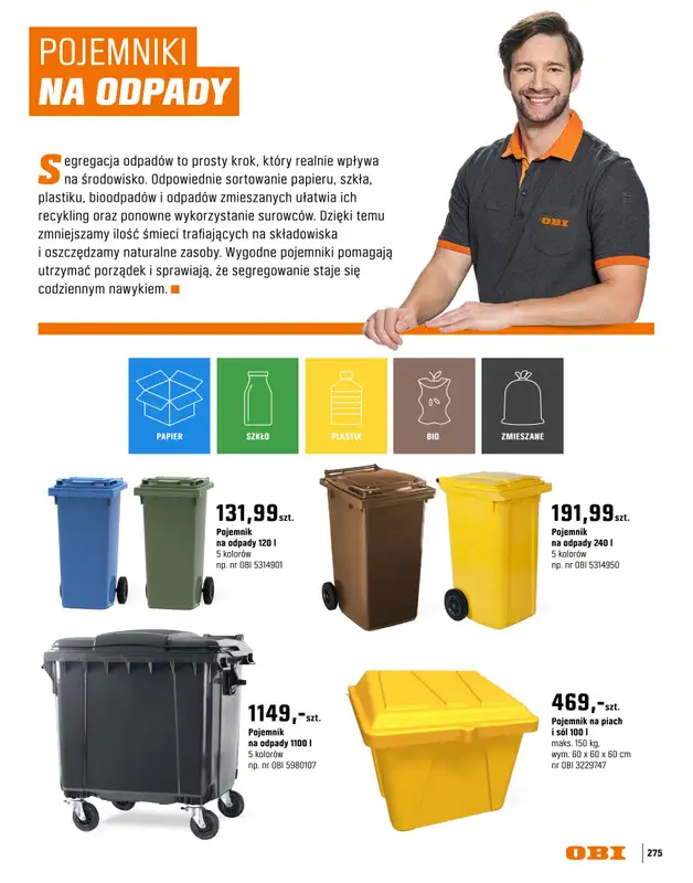 OBI - gazetka promocyjna Katalog Ogród od środy 18.03 do niedzieli 31.05 - strona 275