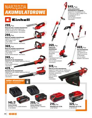 OBI - gazetka promocyjna Katalog Ogród od środy 18.03 do niedzieli 31.05 - strona 218