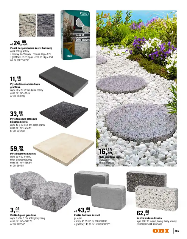 OBI - gazetka promocyjna Katalog Ogród od środy 18.03 do niedzieli 31.05 - strona 265