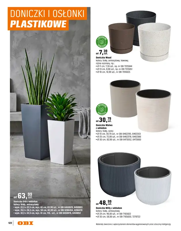 OBI - gazetka promocyjna Katalog Ogród od środy 18.03 do niedzieli 31.05 - strona 122