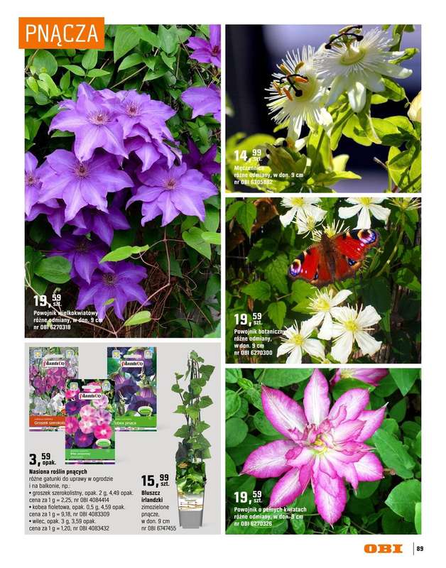 OBI - gazetka promocyjna Katalog Ogród od środy 18.03 do niedzieli 31.05 - strona 89