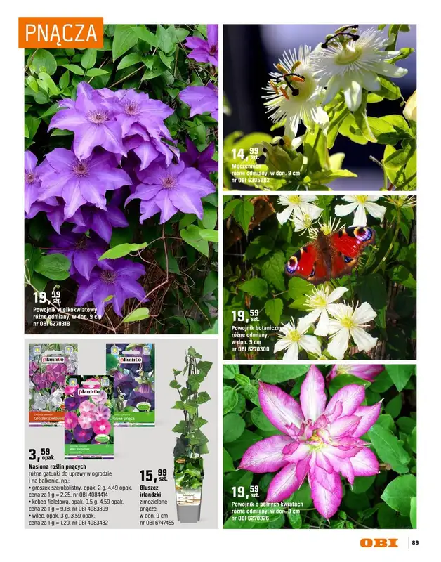 OBI - gazetka promocyjna Katalog Ogród od środy 18.03 do niedzieli 31.05 - strona 89
