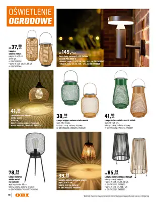 OBI - gazetka promocyjna Katalog Ogród od środy 18.03 do niedzieli 31.05 - strona 70