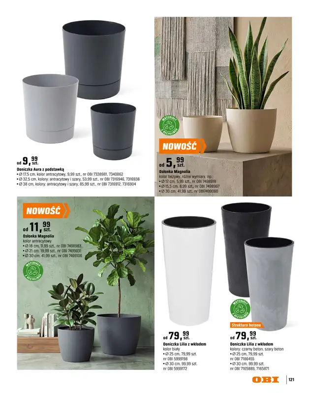 OBI - gazetka promocyjna Katalog Ogród od środy 18.03 do niedzieli 31.05 - strona 121
