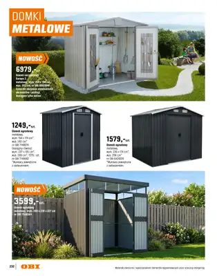 OBI - gazetka promocyjna Katalog Ogród od środy 18.03 do niedzieli 31.05 - strona 232