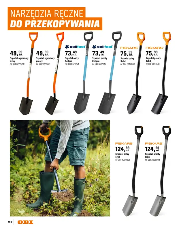 OBI - gazetka promocyjna Katalog Ogród od środy 18.03 do niedzieli 31.05 - strona 190