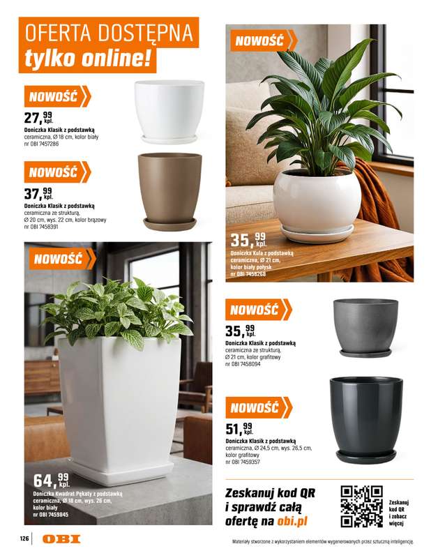 OBI - gazetka promocyjna Katalog Ogród od środy 18.03 do niedzieli 31.05 - strona 126