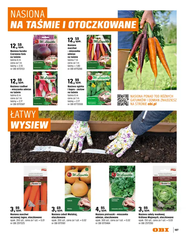 OBI - gazetka promocyjna Katalog Ogród od środy 18.03 do niedzieli 31.05 - strona 107
