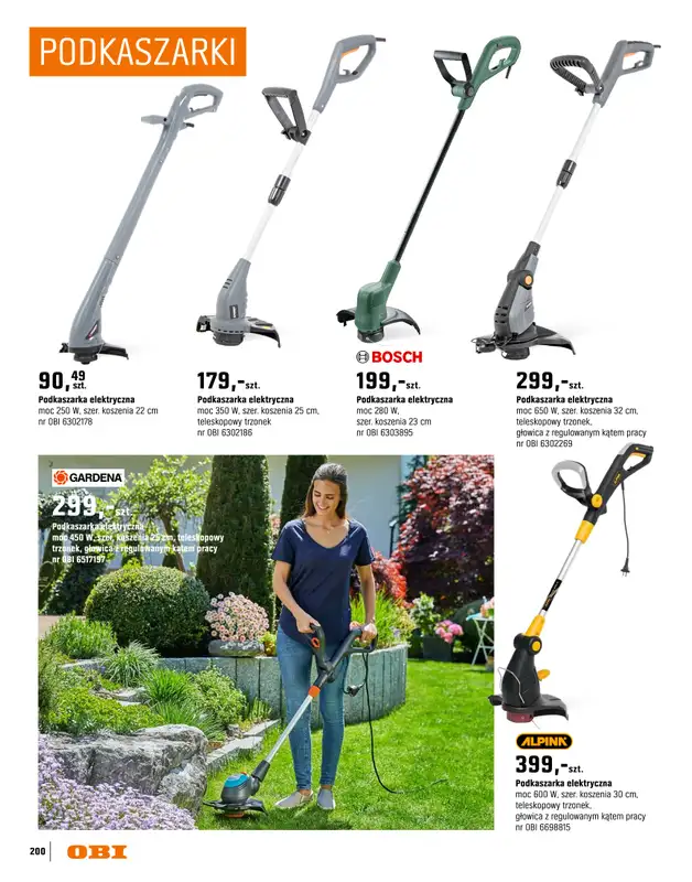 OBI - gazetka promocyjna Katalog Ogród od środy 18.03 do niedzieli 31.05 - strona 200