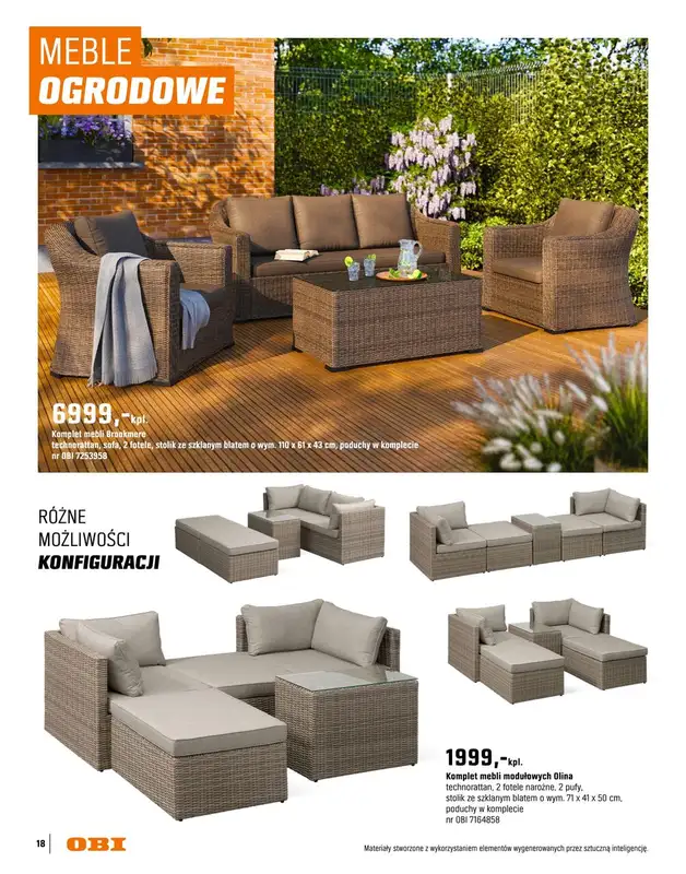 OBI - gazetka promocyjna Katalog Ogród od środy 18.03 do niedzieli 31.05 - strona 18