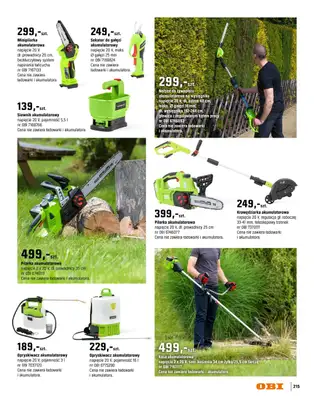 OBI - gazetka promocyjna Katalog Ogród od środy 18.03 do niedzieli 31.05 - strona 215