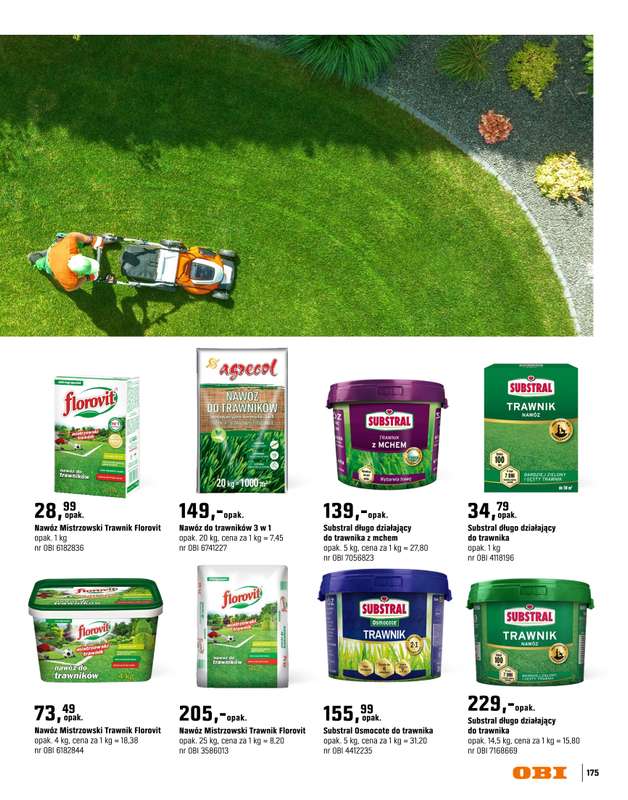 OBI - gazetka promocyjna Katalog Ogród od środy 18.03 do niedzieli 31.05 - strona 175