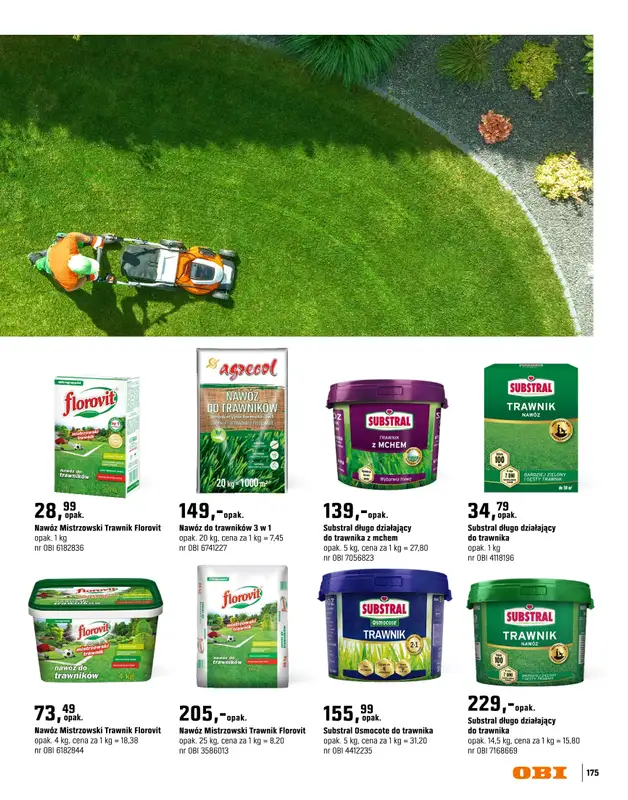OBI - gazetka promocyjna Katalog Ogród od środy 18.03 do niedzieli 31.05 - strona 175