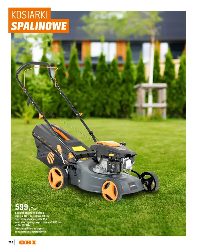 OBI - gazetka promocyjna Katalog Ogród od środy 18.03 do niedzieli 31.05 - strona 208