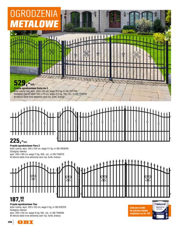 OBI - gazetka promocyjna Katalog Ogród od środy 18.03 do niedzieli 31.05 - strona 248