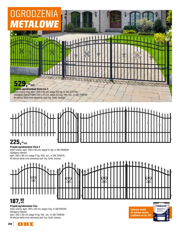 OBI - gazetka promocyjna Katalog Ogród od środy 18.03 do niedzieli 31.05 - strona 248