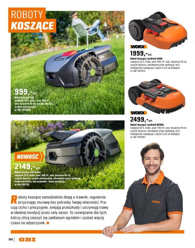 OBI - gazetka promocyjna Katalog Ogród od środy 18.03 do niedzieli 31.05 - strona 202