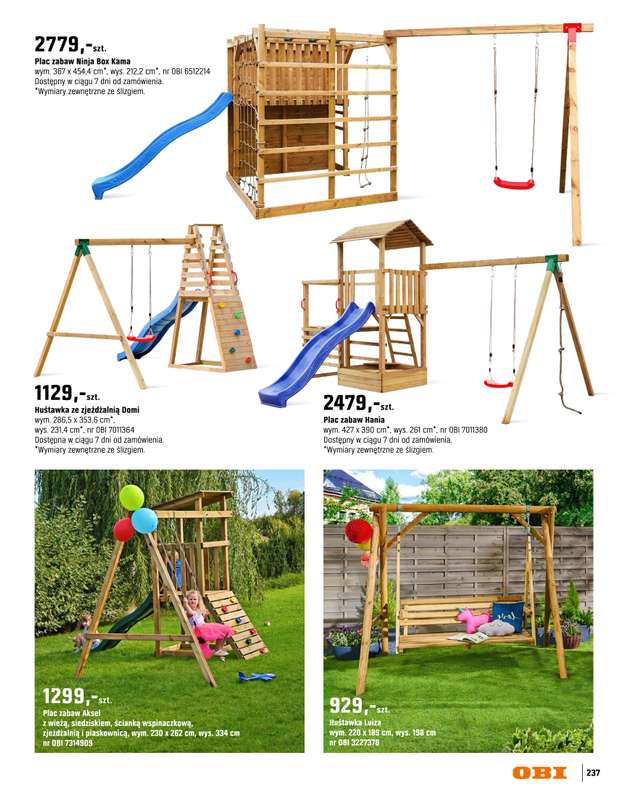 OBI - gazetka promocyjna Katalog Ogród od środy 18.03 do niedzieli 31.05 - strona 237