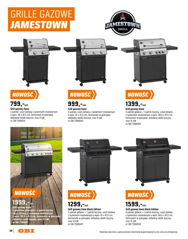 OBI - gazetka promocyjna Katalog Ogród od środy 18.03 do niedzieli 31.05 - strona 50