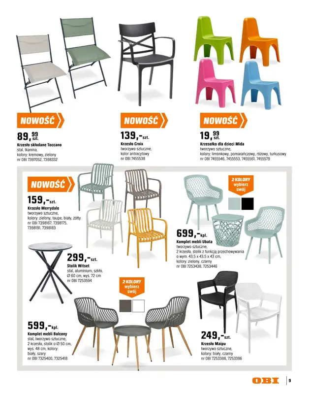 OBI - gazetka promocyjna Katalog Ogród od środy 18.03 do niedzieli 31.05 - strona 9