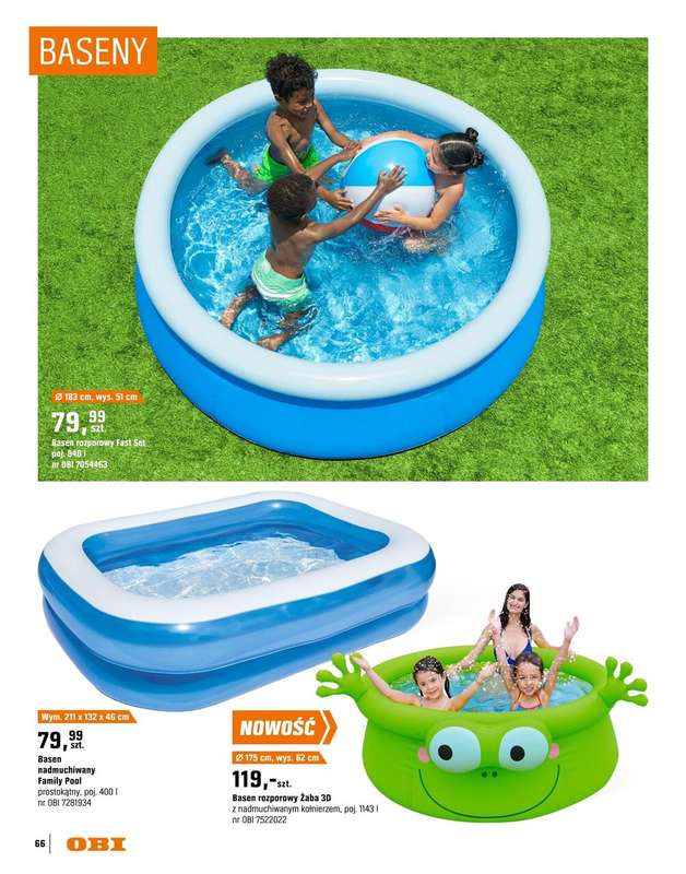 OBI - gazetka promocyjna Katalog Ogród od środy 18.03 do niedzieli 31.05 - strona 66