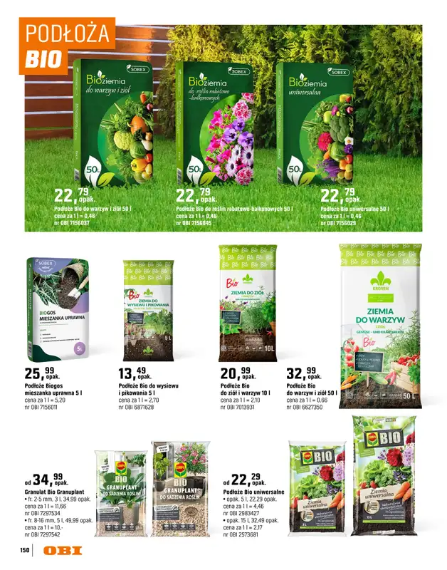 OBI - gazetka promocyjna Katalog Ogród od środy 18.03 do niedzieli 31.05 - strona 150
