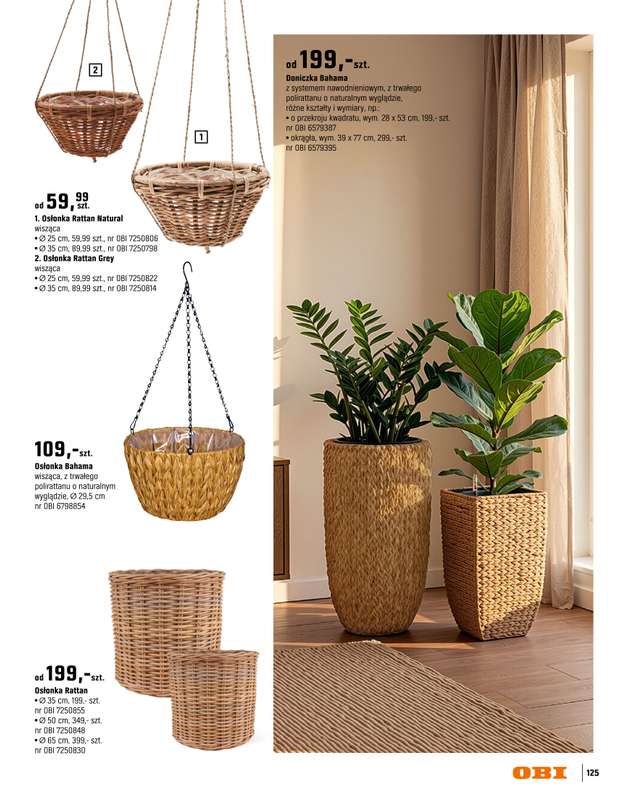 OBI - gazetka promocyjna Katalog Ogród od środy 18.03 do niedzieli 31.05 - strona 125