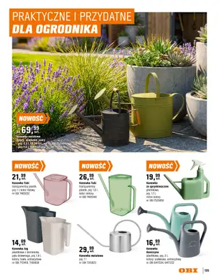 OBI - gazetka promocyjna Katalog Ogród od środy 18.03 do niedzieli 31.05 - strona 135