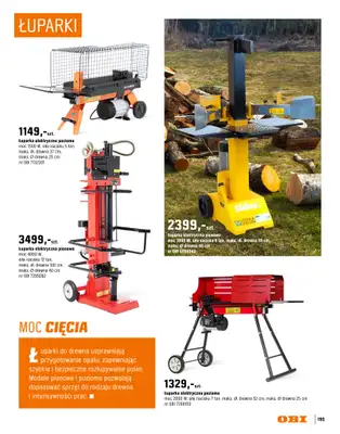 OBI - gazetka promocyjna Katalog Ogród od środy 18.03 do niedzieli 31.05 - strona 195