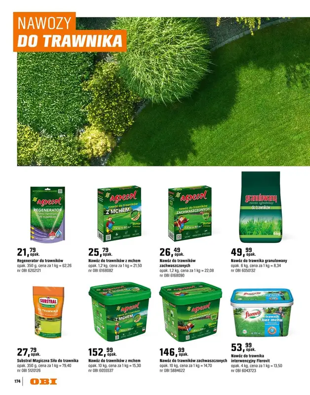 OBI - gazetka promocyjna Katalog Ogród od środy 18.03 do niedzieli 31.05 - strona 174