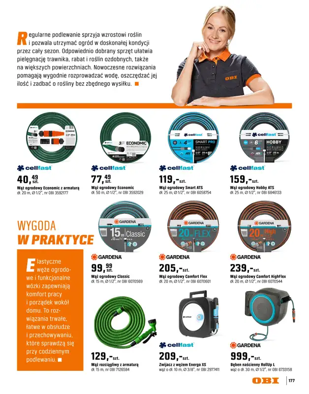 OBI - gazetka promocyjna Katalog Ogród od środy 18.03 do niedzieli 31.05 - strona 177