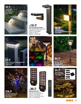 OBI - gazetka promocyjna Katalog Ogród od środy 18.03 do niedzieli 31.05 - strona 71